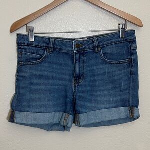 Caslon Blue Boyfriend Jean Shorts